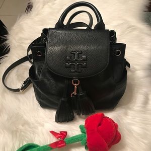 cute 🌸TORY BURCH leather backpack 🎒 🔥